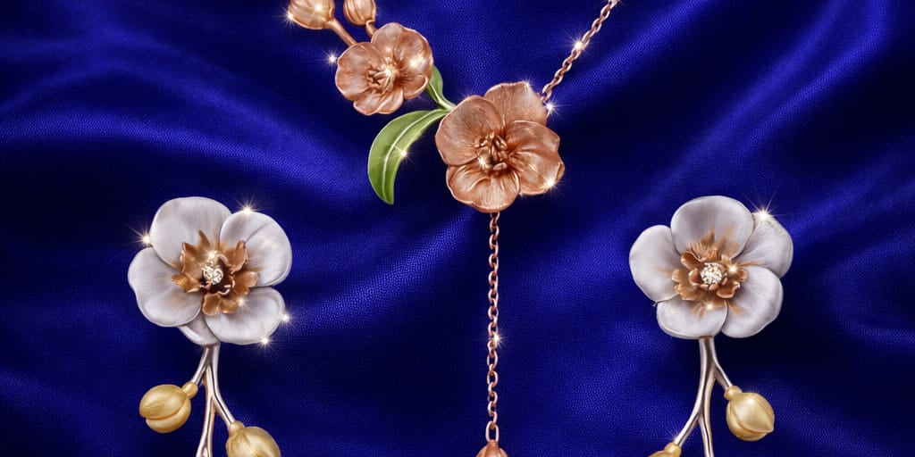 Necklace and Earrings