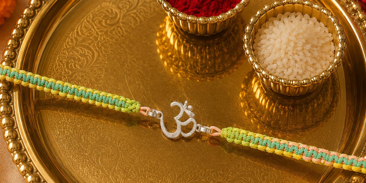 SILVER RAKHI