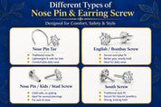 CELESTIAL SPARKLE SILVER NOSE PIN