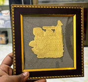 Divine Swaminarayan Temple Golden Wall Frame