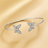 Aurora Bloom Open Cuff Bracelet (BR 0300)