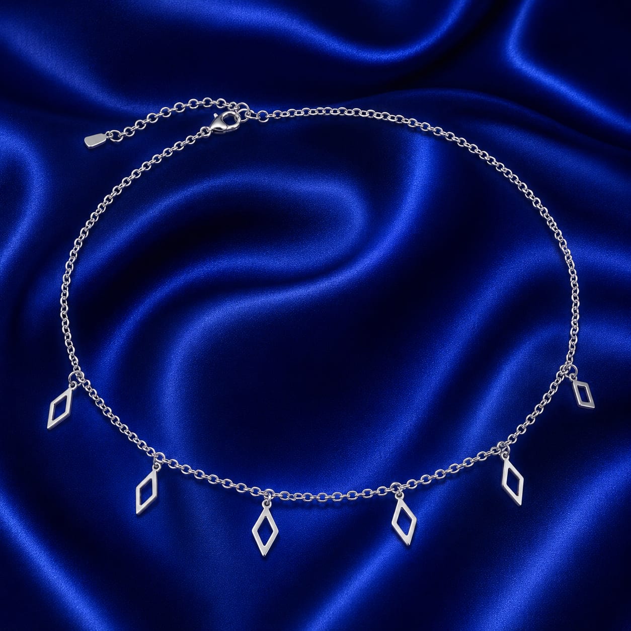 Aurellion Prism Drop Silver Chain