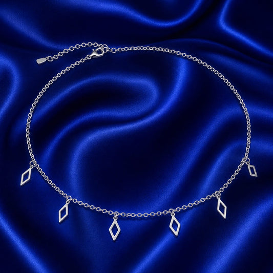 Aurellion Prism Drop Silver Chain