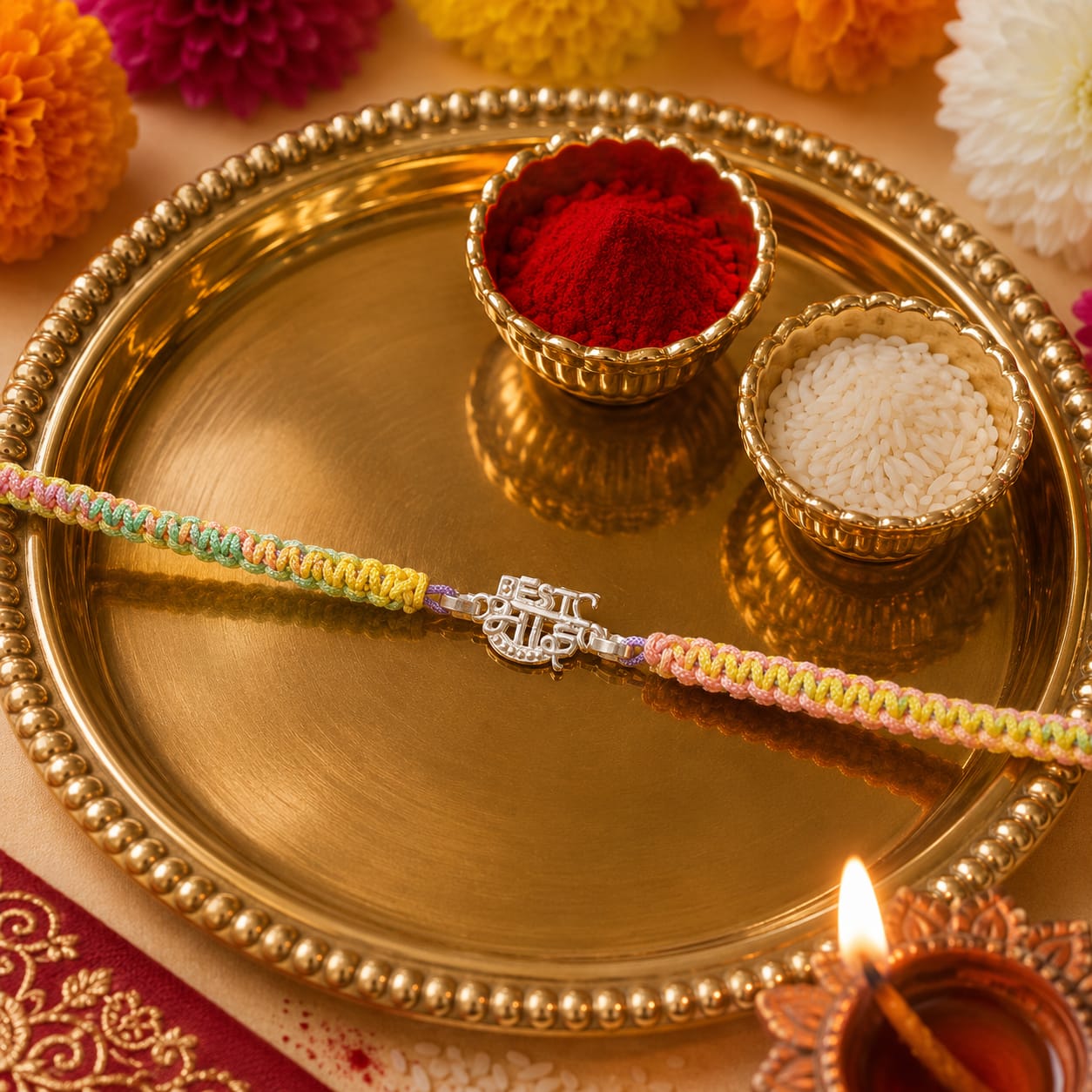 Best Bhai Silver Rakhi 😊