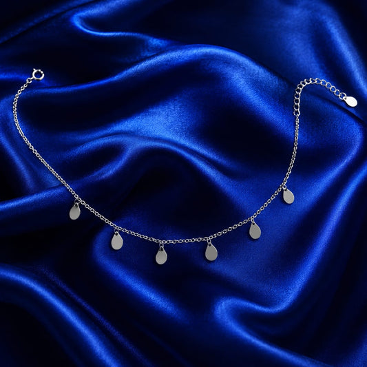 Elara Dripé™ Silver Chain Necklace (T03520)