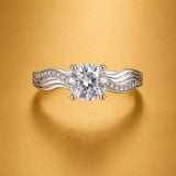 Ocean Whisper Solitaire Ring (0291)