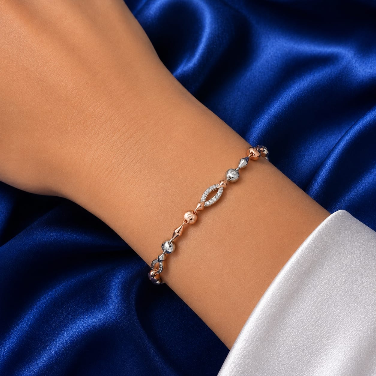 Rosé Marquise Bracelet ✨🌹 (JB675)