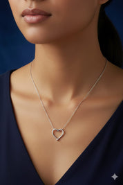 925 Sterling Silver Pendant with Chain for Women | Elegant Designer Necklace | Party, Daily Wear & Gifting Jewellery VR379-707