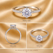 Eterna Crown Solitaire Ring (r 4-0251)
