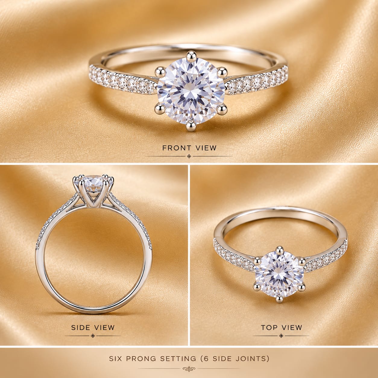 Eterna Crown Solitaire Ring (r 4-0251)