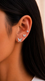 Flutter Luxe Trio Stud Set (JC286)