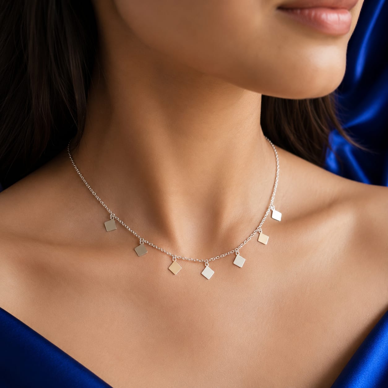 Celeste Charm Silver Chain