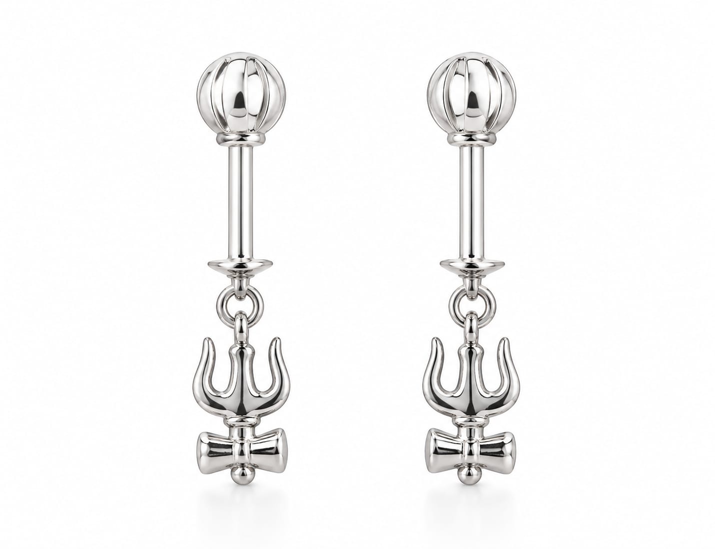 TRIDENT SHIVA TRISHUL PIERCING