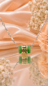Jade Harmony Barrel Pendant  (JN392)