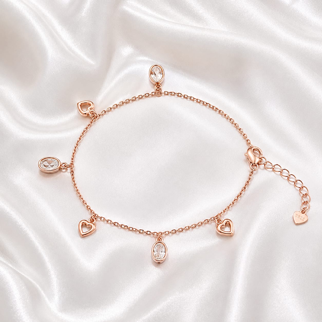 Rosé Amoura Bracelet 🌹✨ (JRG416)