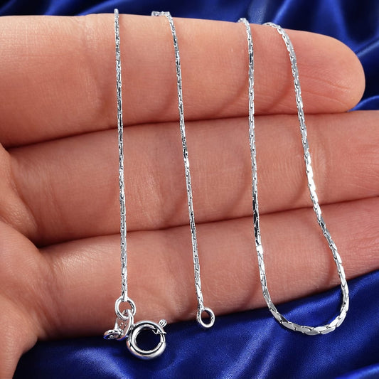 Classic Silver Chain Anklet ANK804-387