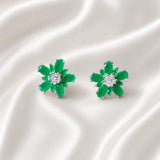 Luxury Green Stone Earrings (ER 03060)