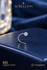 CELESTIAL SPARKLE SILVER NOSE PIN