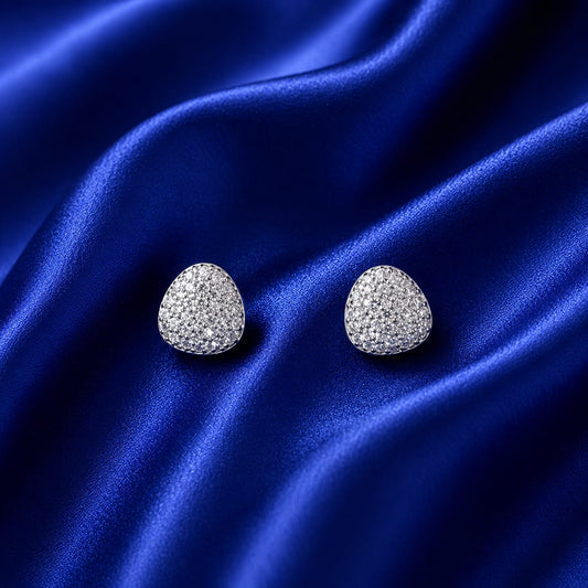 Moonlit Pave Studs ( ER 09100)