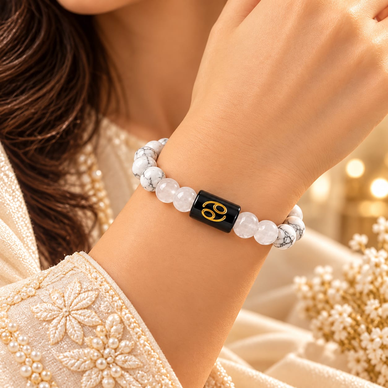 Cancer कर्क (Kark) Zodiac Bracelet