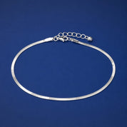 Lustre Flat Snake Anklet (A1-0100)