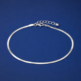 Lustre Flat Snake Anklet (A1-0100)