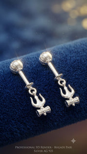 TRIDENT SHIVA TRISHUL PIERCING