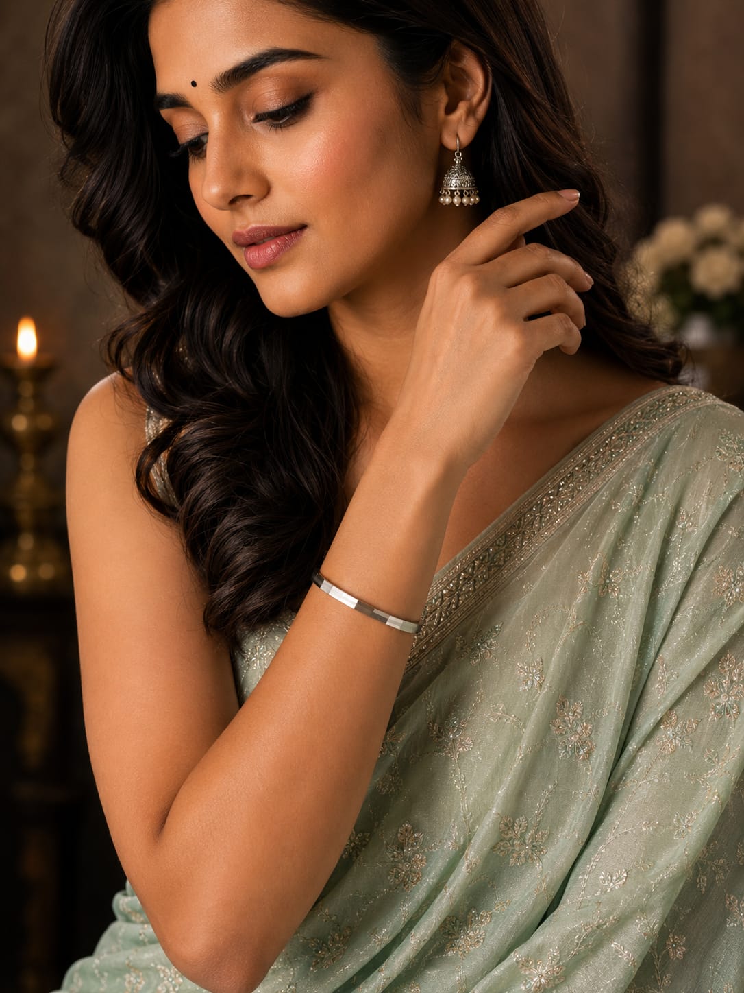 Aurellion Facet Shine Bangles