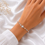 Sakura 925 Silver Bracelet 🌸 (JB703)