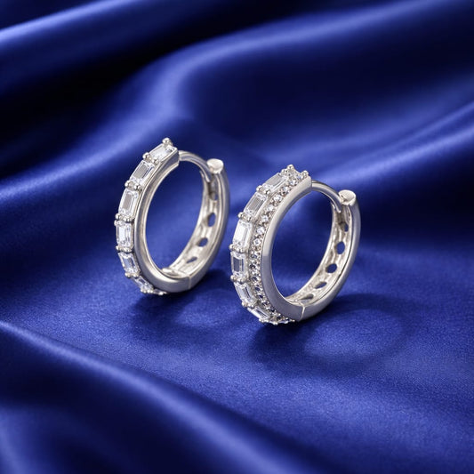 Celeste Baguette Crystal Bali Earrings (PR 404 -;262)