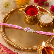 Shubh Hamsa Silver Rakhi 🛡️
