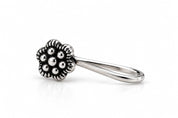 ROYAL BLOSSOM SILVER NOSE PIN