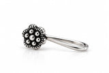 ROYAL BLOSSOM SILVER NOSE PIN