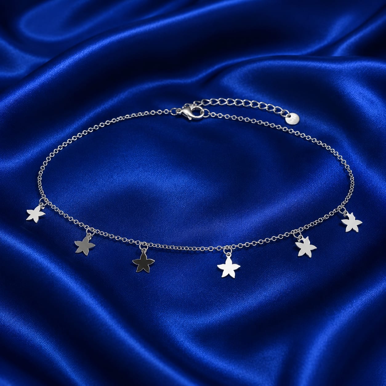 Stardrop Charm Silver Chain
