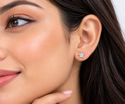 Celestia Star 925 Sterling Silver Stud Earrings