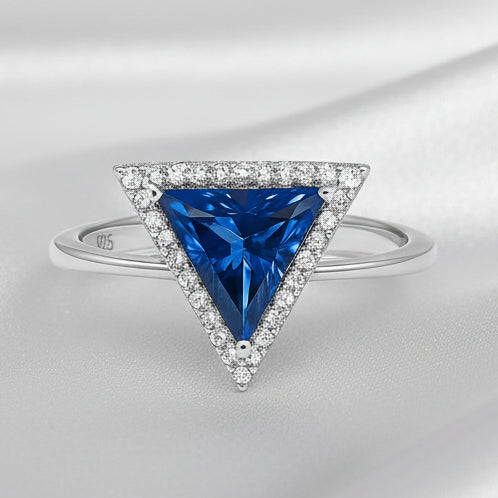 Colored Stone and Diamond Ring