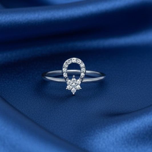 Elegant 925 Sterling Silver Ring for Women - R - 519