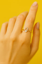 Elegant 925 Sterling Silver Ring for Women - R - 519