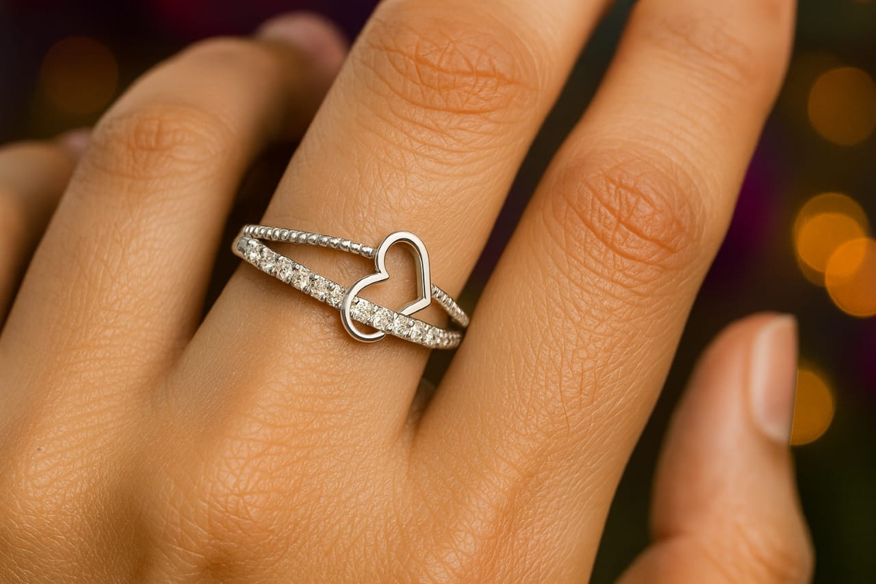 Elegant 925 Sterling Silver Ring for Women - R 605