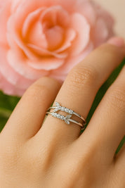 Elegant 925 Sterling Silver Ring for Women - R 151