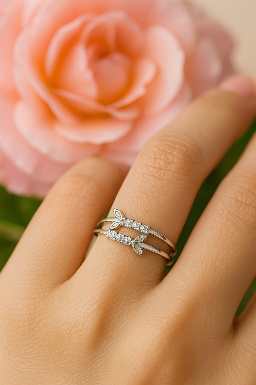 Elegant 925 Sterling Silver Ring for Women - R 607