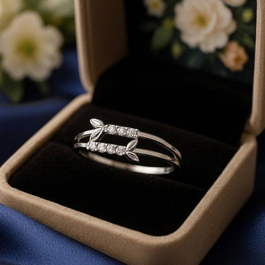 Elegant 925 Sterling Silver Ring for Women - R 607