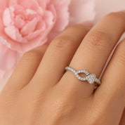 Elegant 925 Sterling Silver Ring for Women - R 627