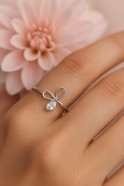 Elegant 925 Sterling Silver Ring for Women R - 113