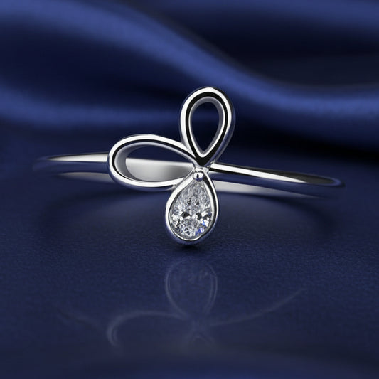 Elegant 925 Sterling Silver Ring for Women R - 602