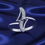 Elegant 925 Sterling Silver Ring for Women - R 221