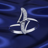Elegant 925 Sterling Silver Ring for Women - R 221