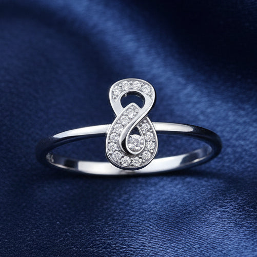 Elegant 925 Sterling Silver Ring for Women R 514