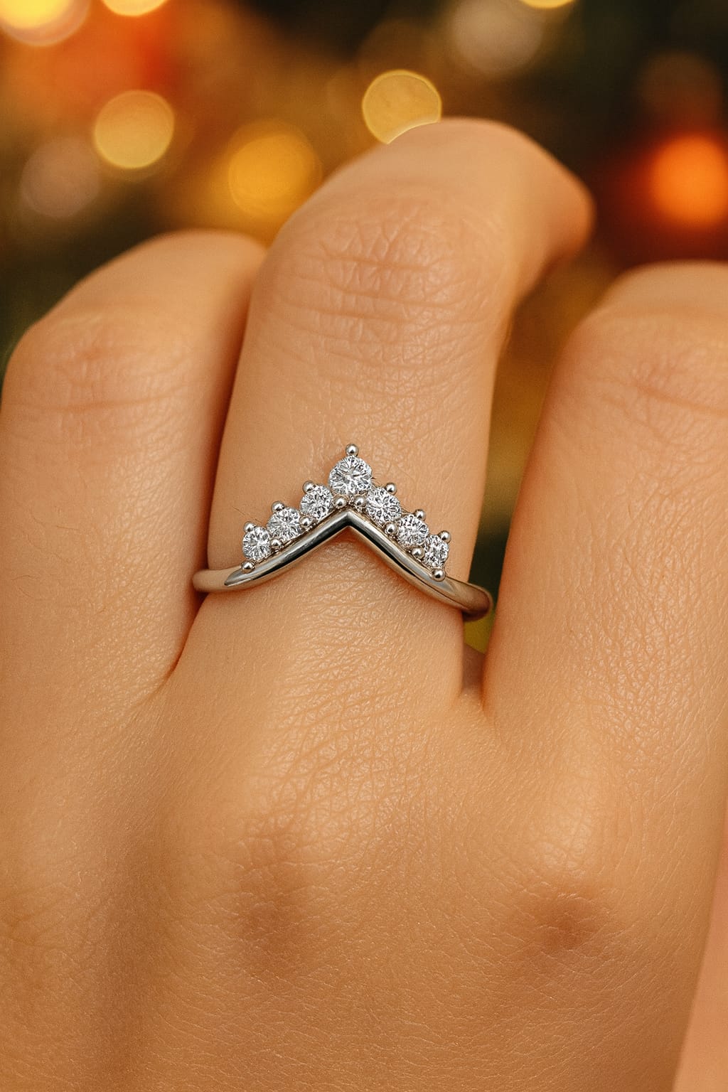 Elegant 925 Sterling Silver Ring for Women R 614