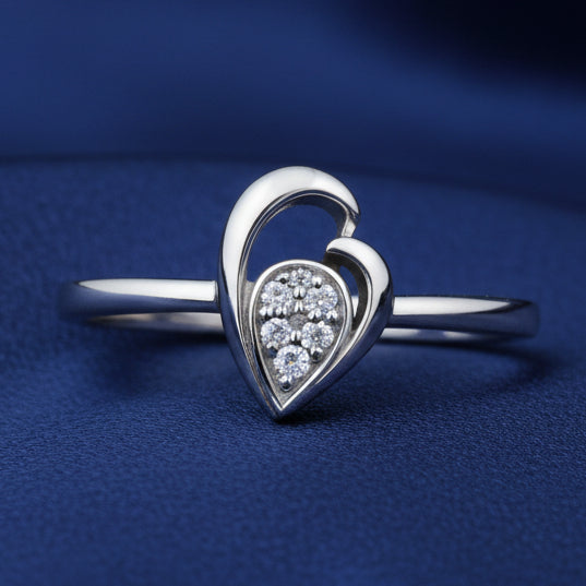 Elegant 925 Sterling Silver Ring for Women R 518